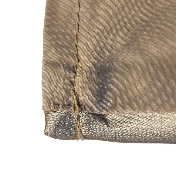 Birdy Grey One Shoulder Satin Maxi Dress Champagne 3X Formal Wedding Trendy Luxe - Picture 11 of 16